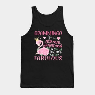 Grammingo Like a Normal Grandma Flamingo Tank Top